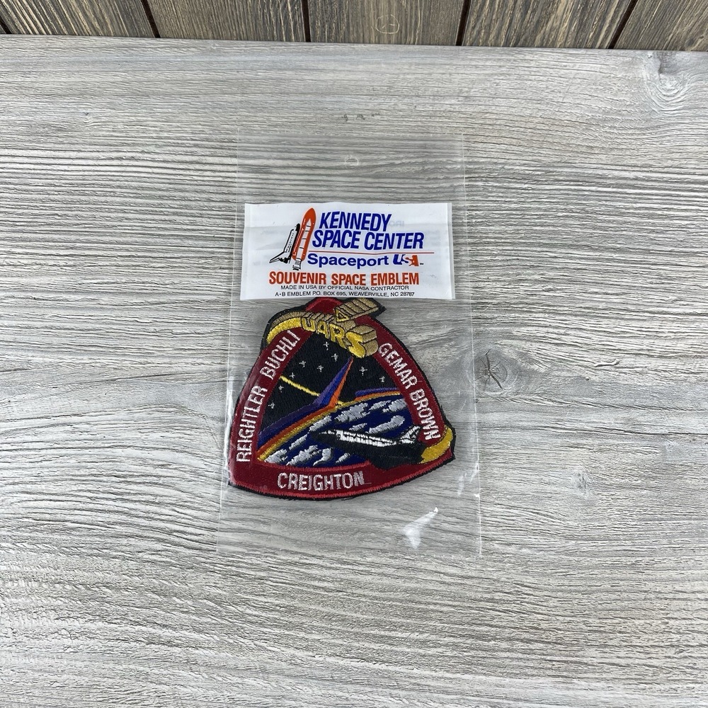Vintage Kennedy Space Center Nasa Souvenir Space Emblem Made In USA